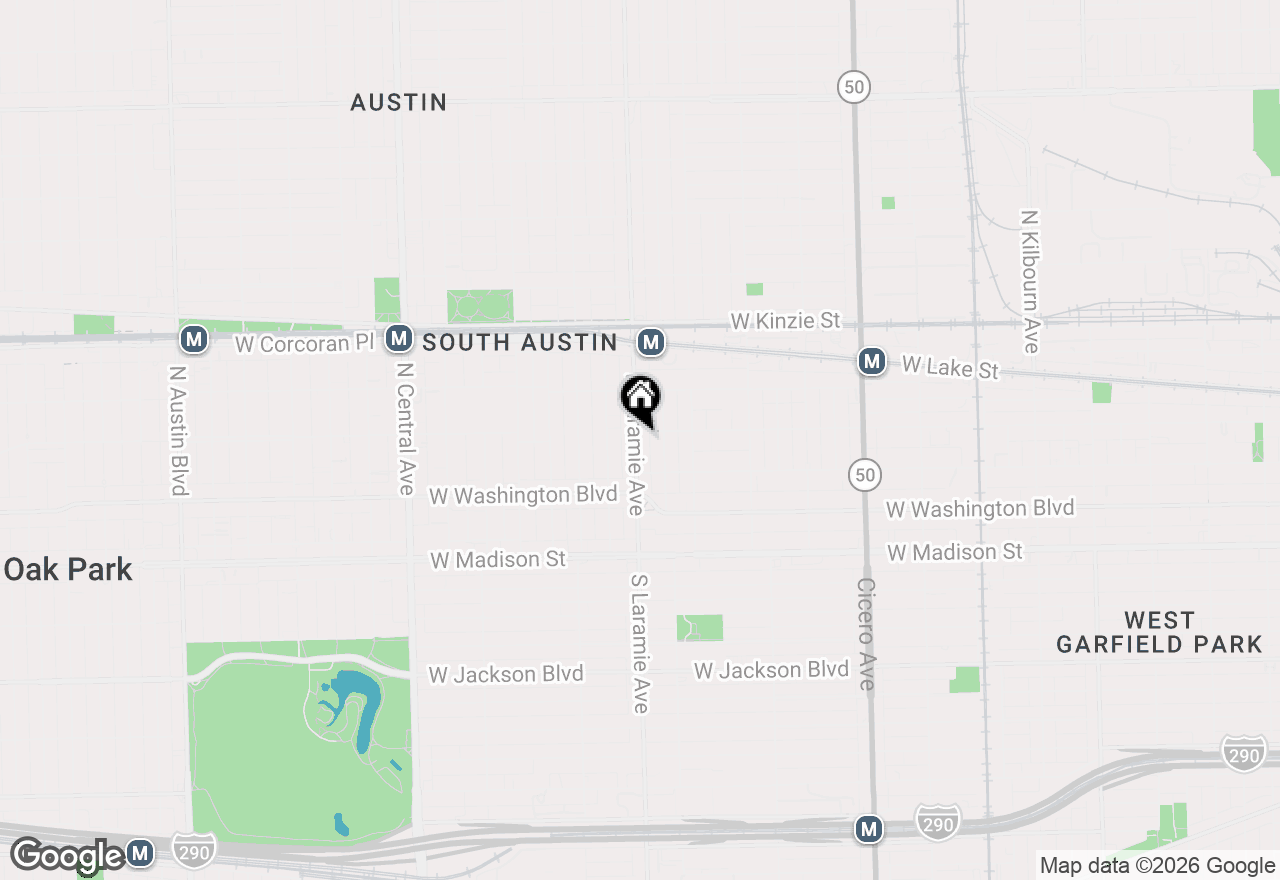 Map of 157 N Laramie Avenue, Chicago, IL 60644