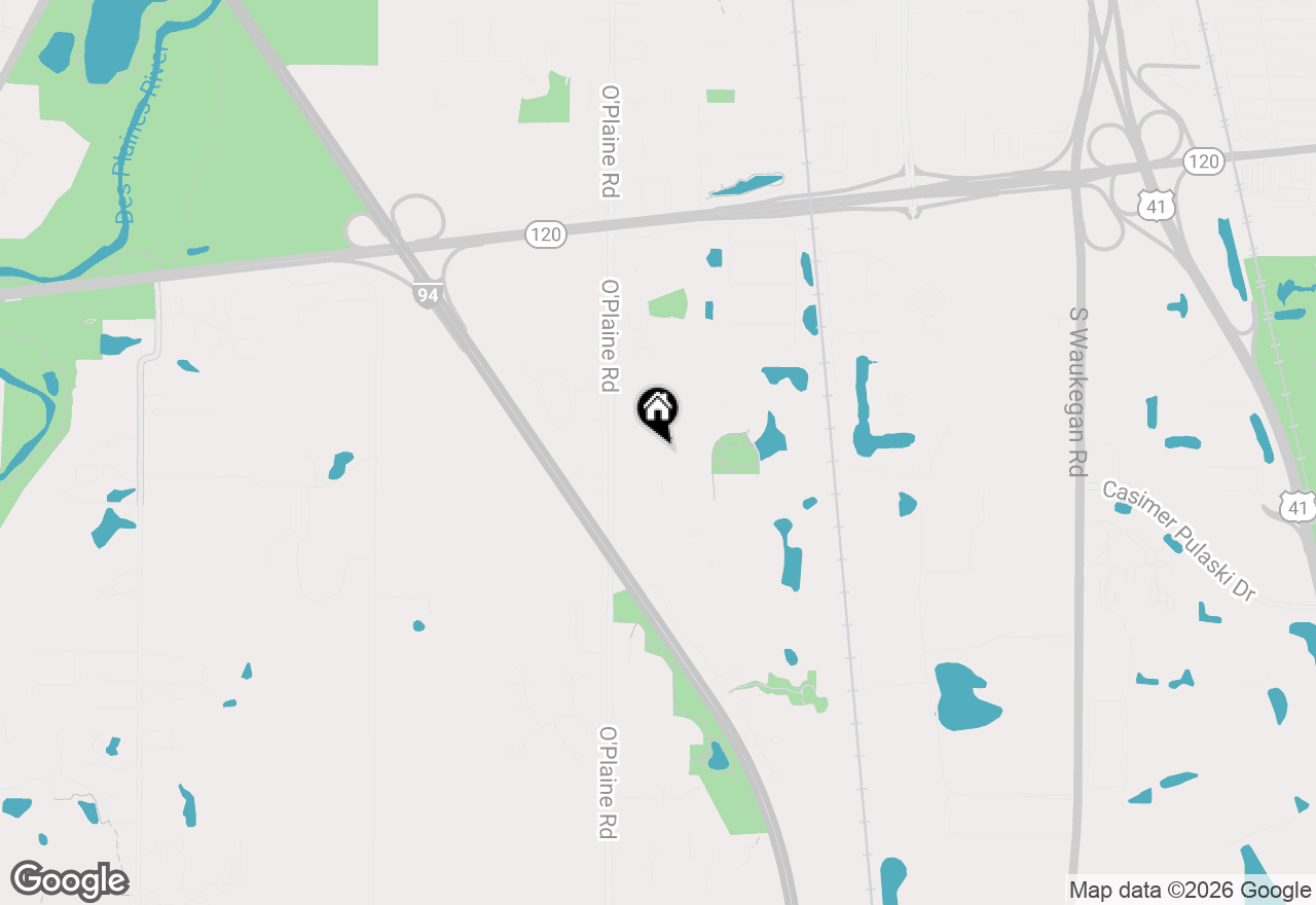 Map of (Address confidential), Waukegan, Illinois 60085