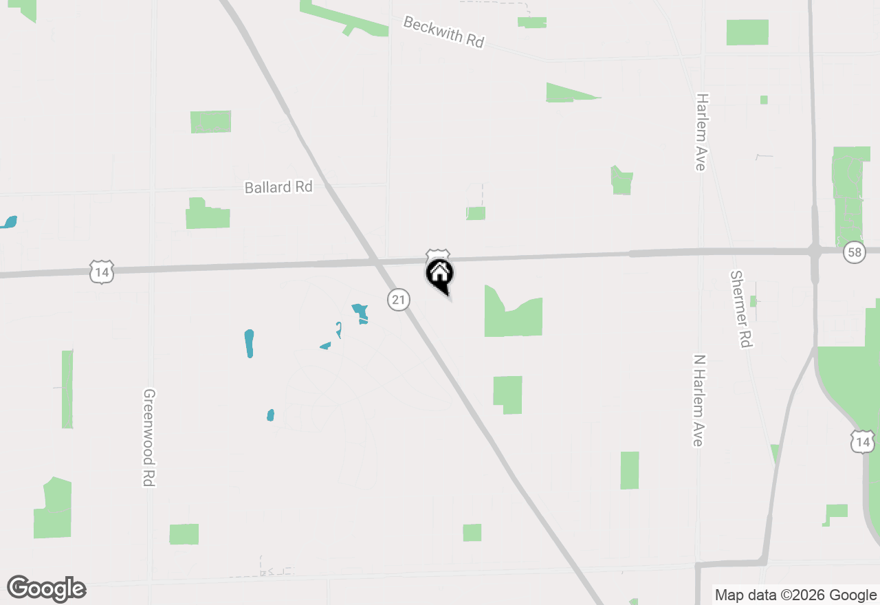 Map of 8662 N Merrill Street, Niles, IL 60714