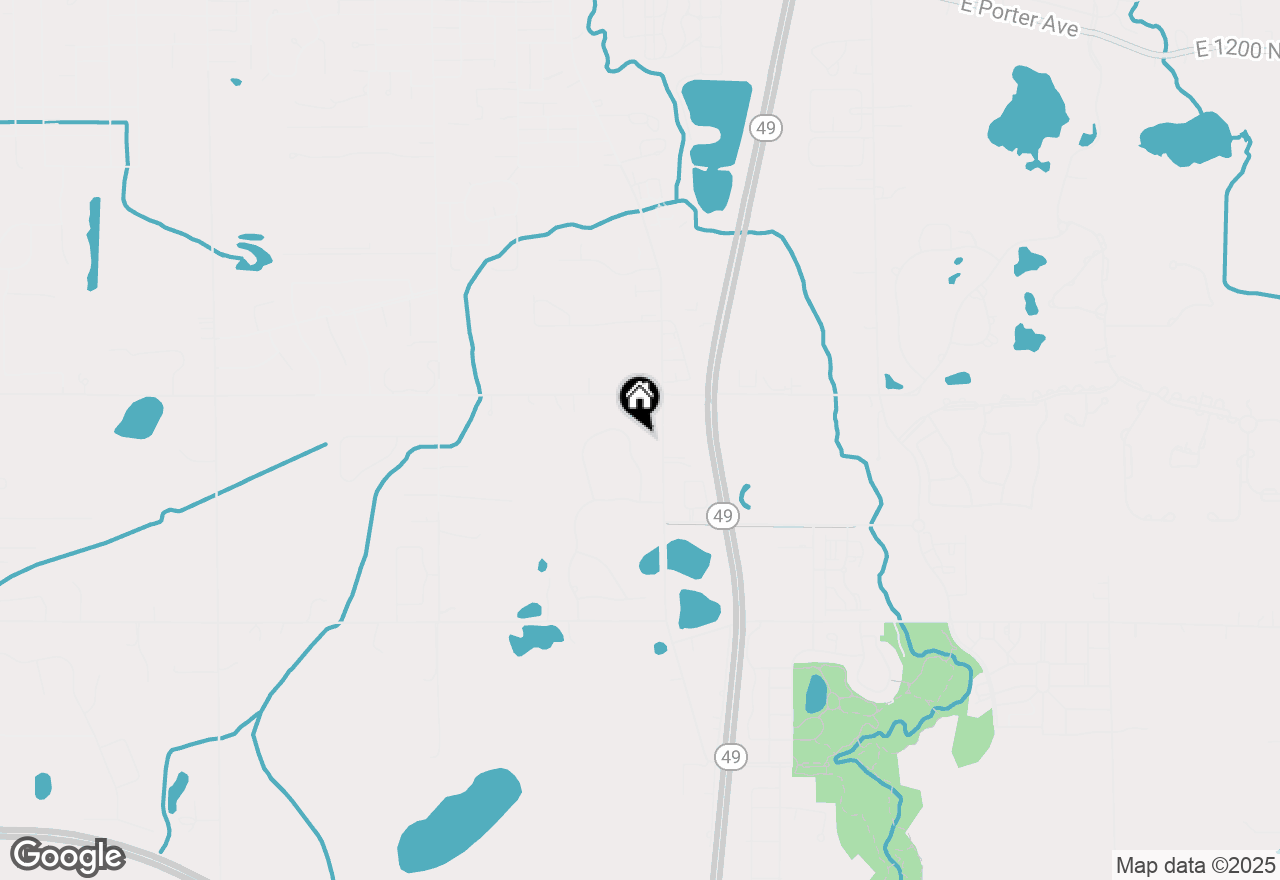 Map of 1874 Catkin Circle, Chesterton, IN 46304