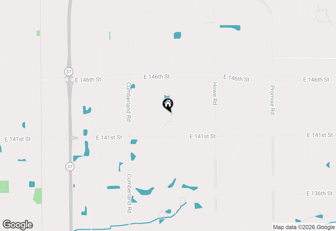 Map of 14301 Weeping Cherry Drive, Fishers, IN 46038