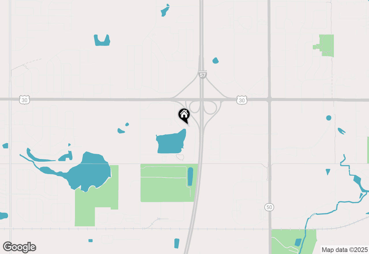 Map of 2303 Echelon Circle, Matteson, IL 60443