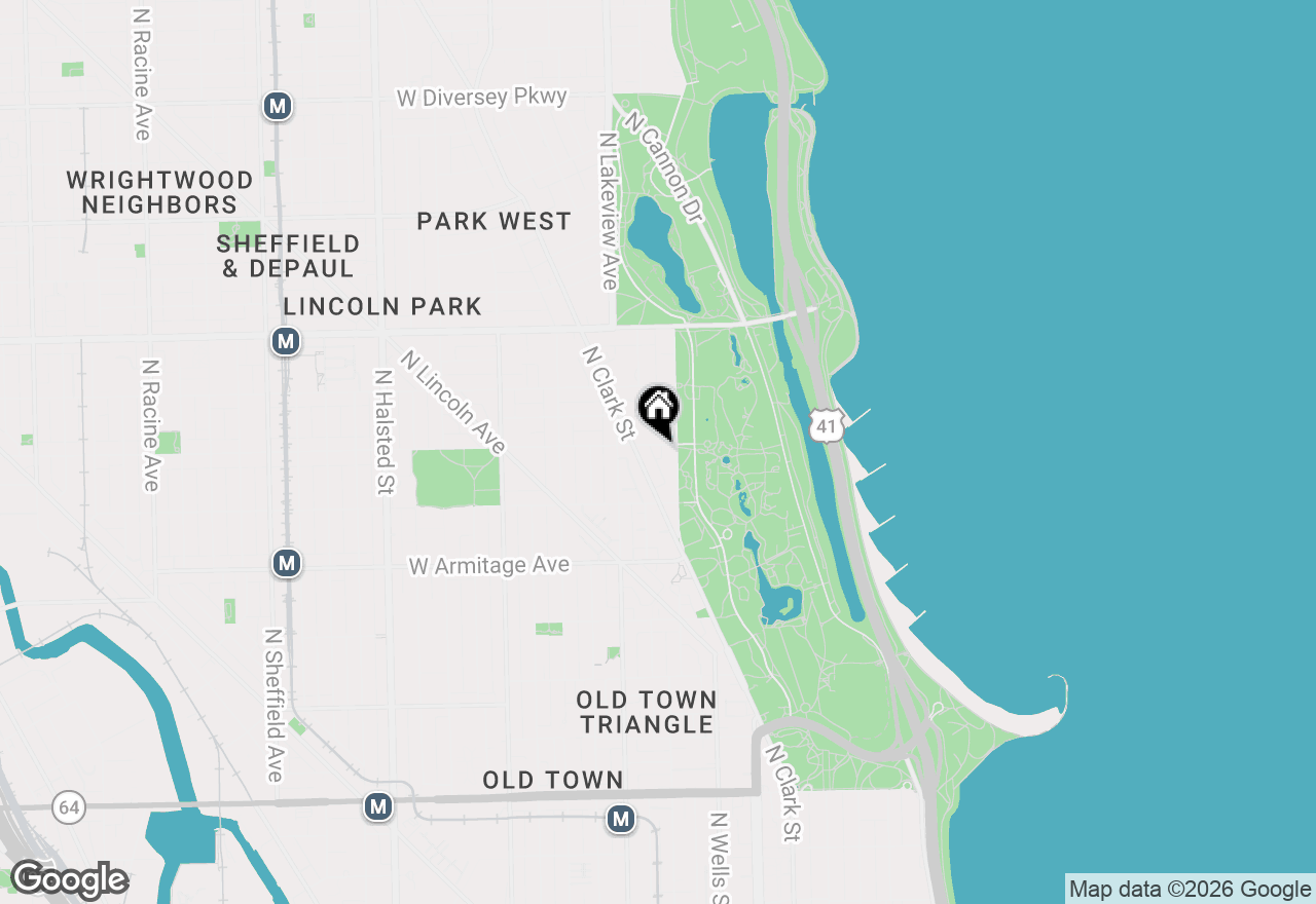 Map of 319 W Webster Avenue #1, Chicago, IL 60614