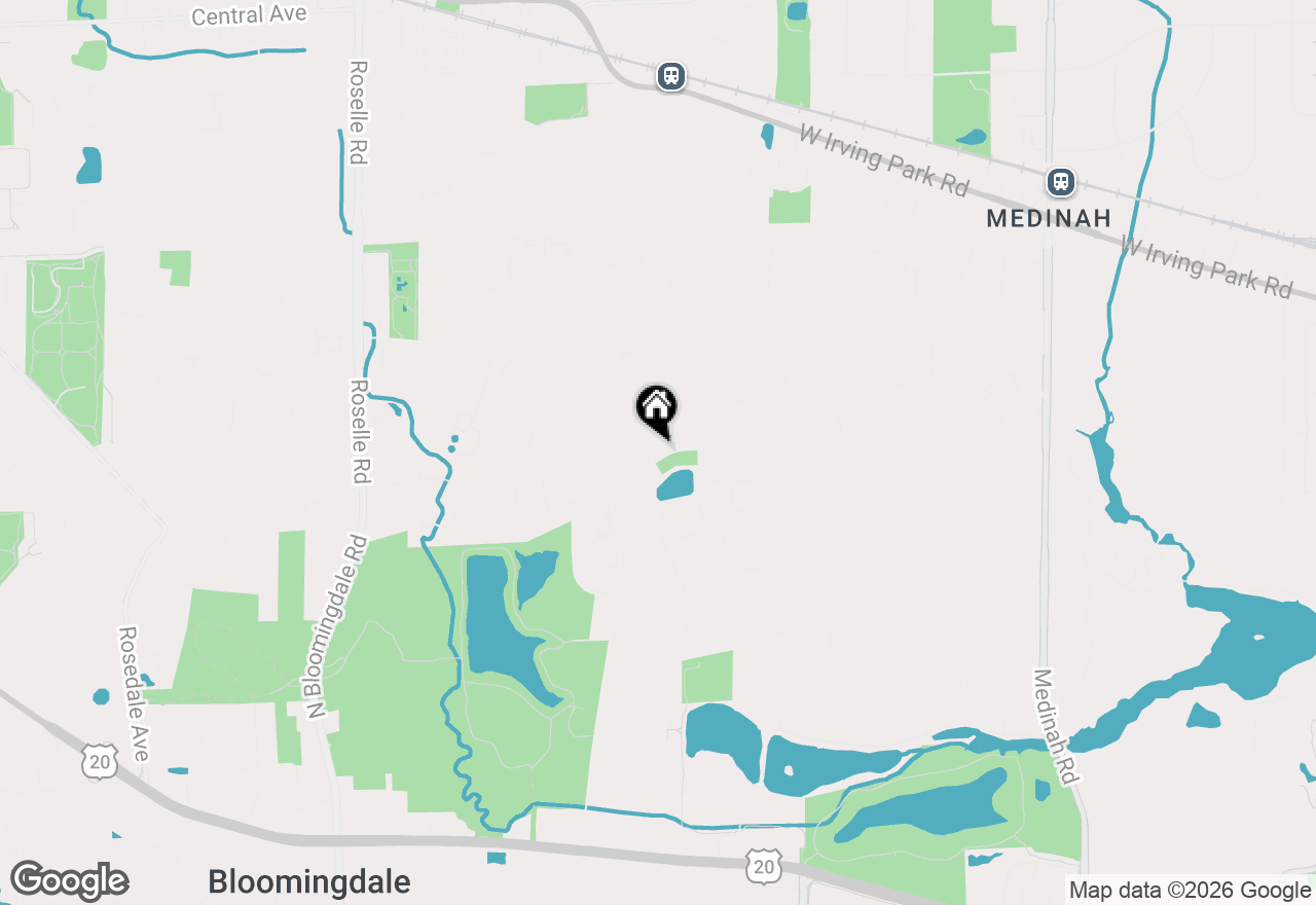 Map of 534 E Foster Avenue, Roselle, IL 60172