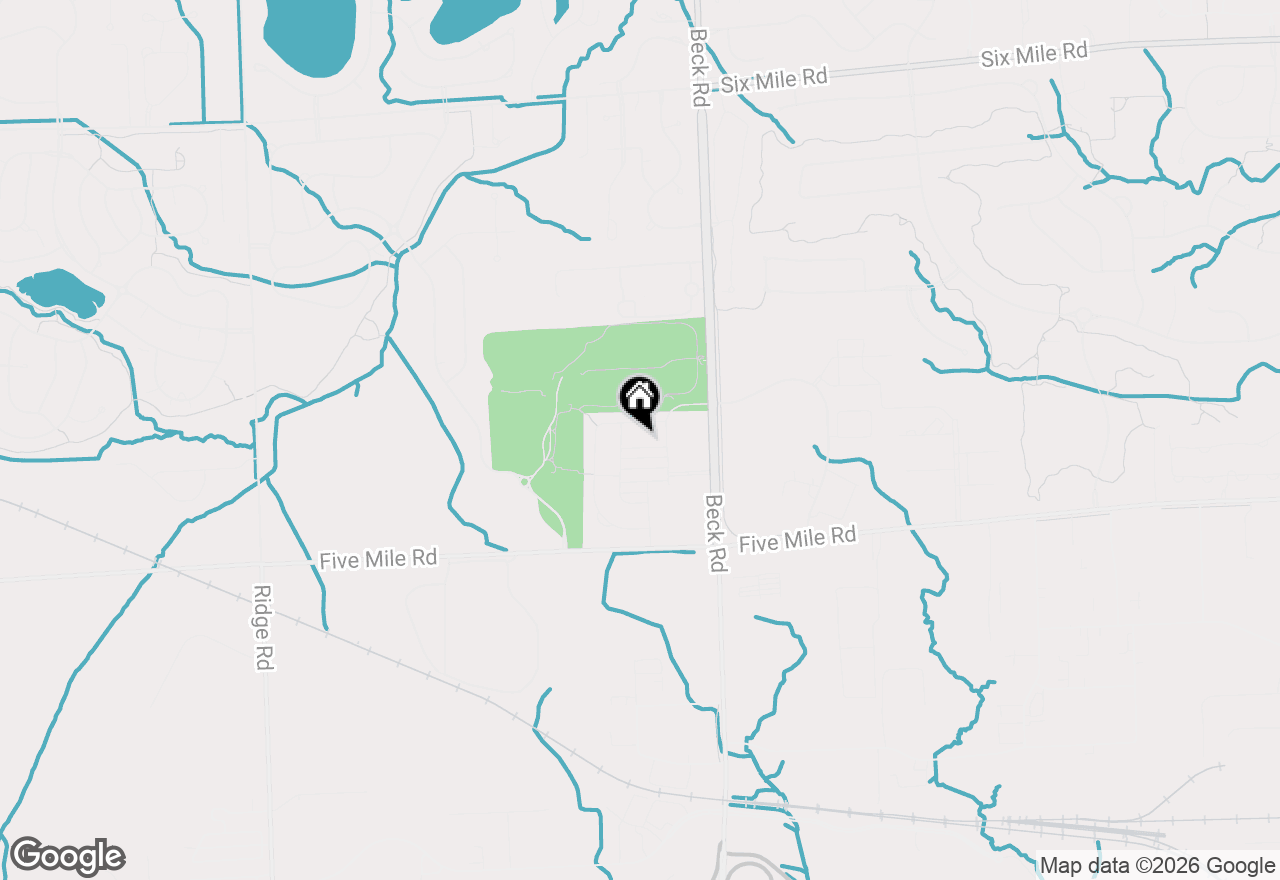 Map of 47675 Alden Terrace N, Northville, MI 48168