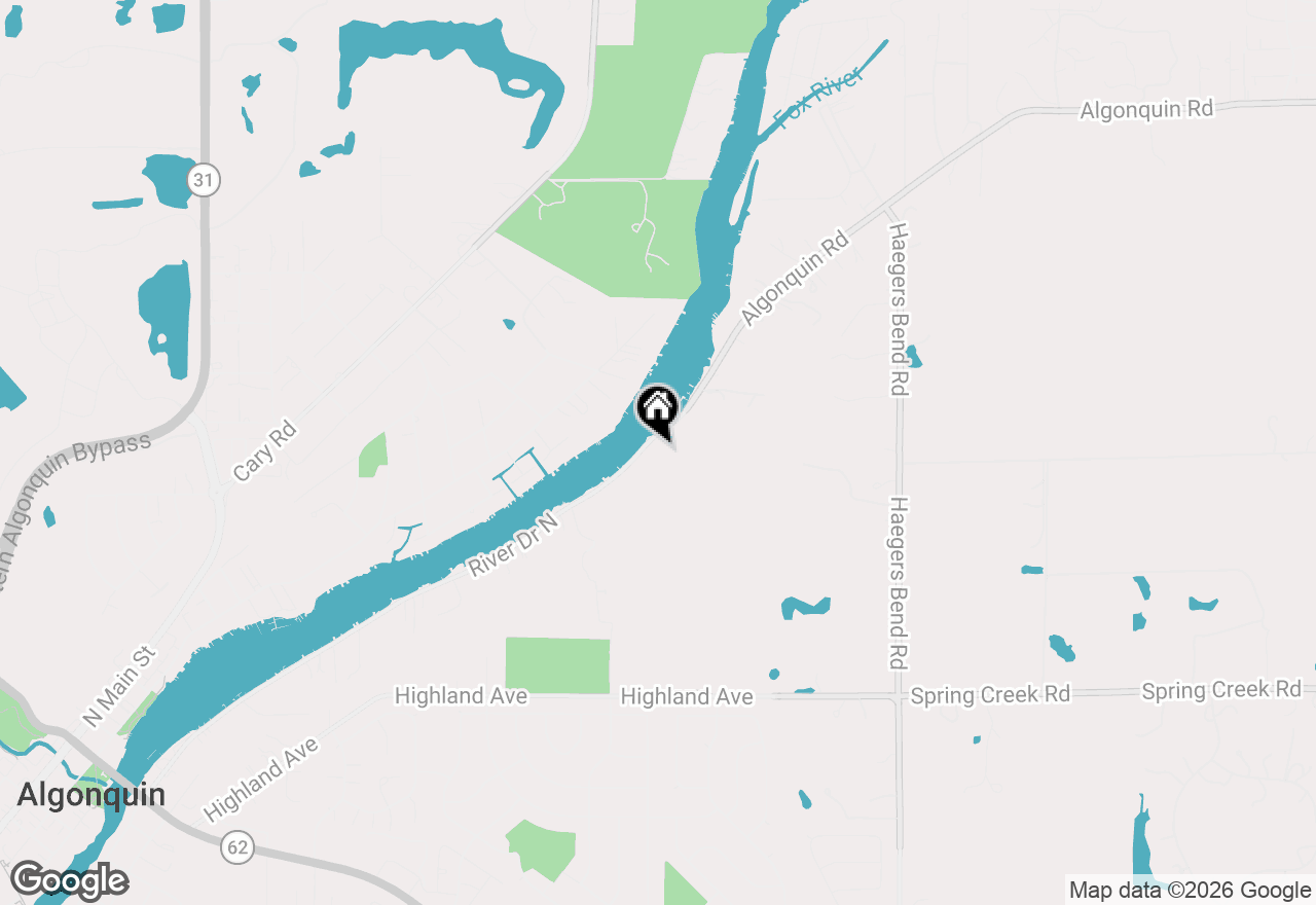 Map of 1843 N River Road, Algonquin, IL 60102