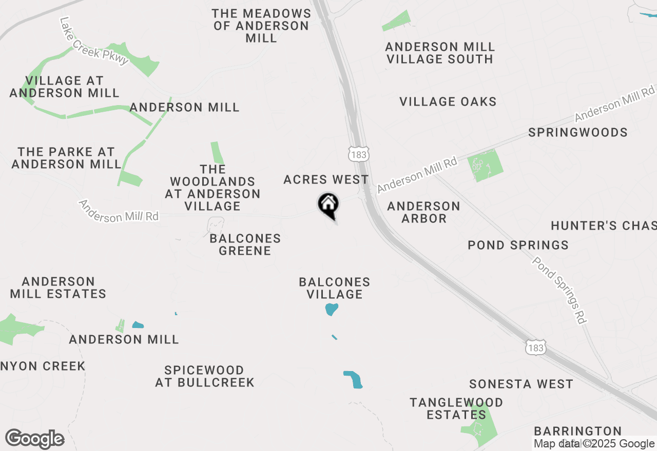 Map of 9707 Anderson Mill Rd #10, Austin, TX 78750