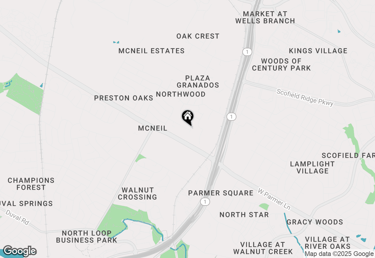 Map of 3403 Palomar Ln, Austin, TX 78727