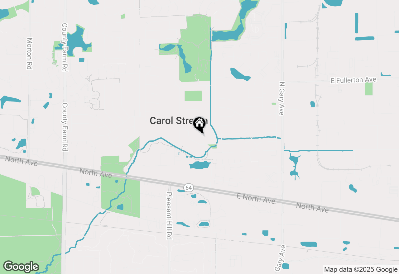 Map of 352 Sioux Lane, Carol Stream, IL 60188