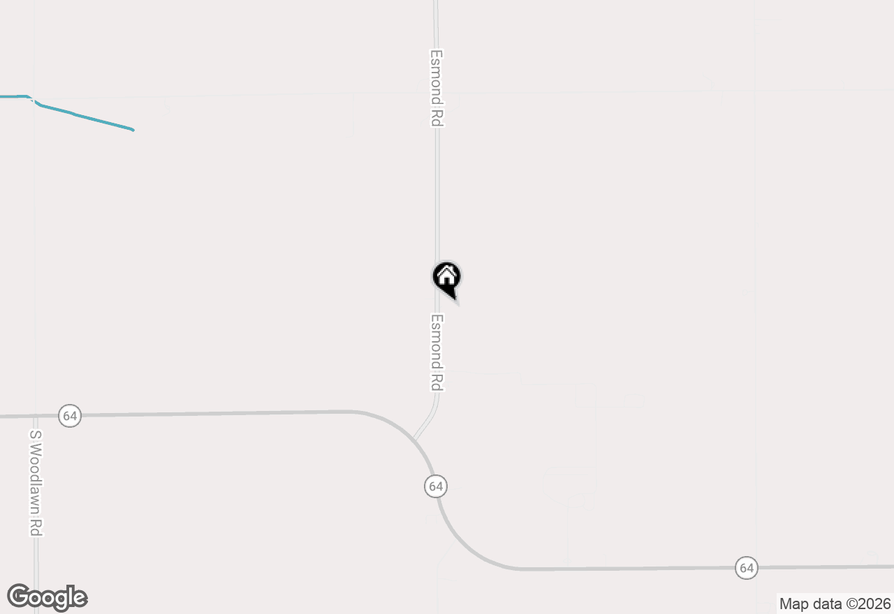 Map of 26340 Esmond Road, Esmond, IL 60129