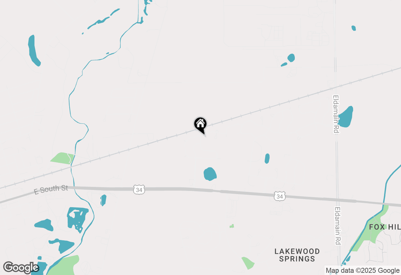 Map of 307 Gregory Lane, Plano, IL 60545