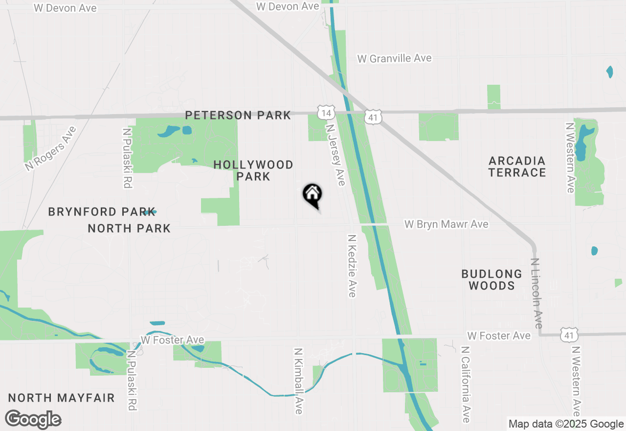 Map of 5621 N Christiana Avenue #2, Chicago, IL 60659