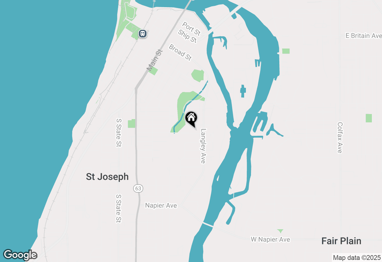 Map of 1311 Wolcott Avenue, St. Joseph, MI 49085