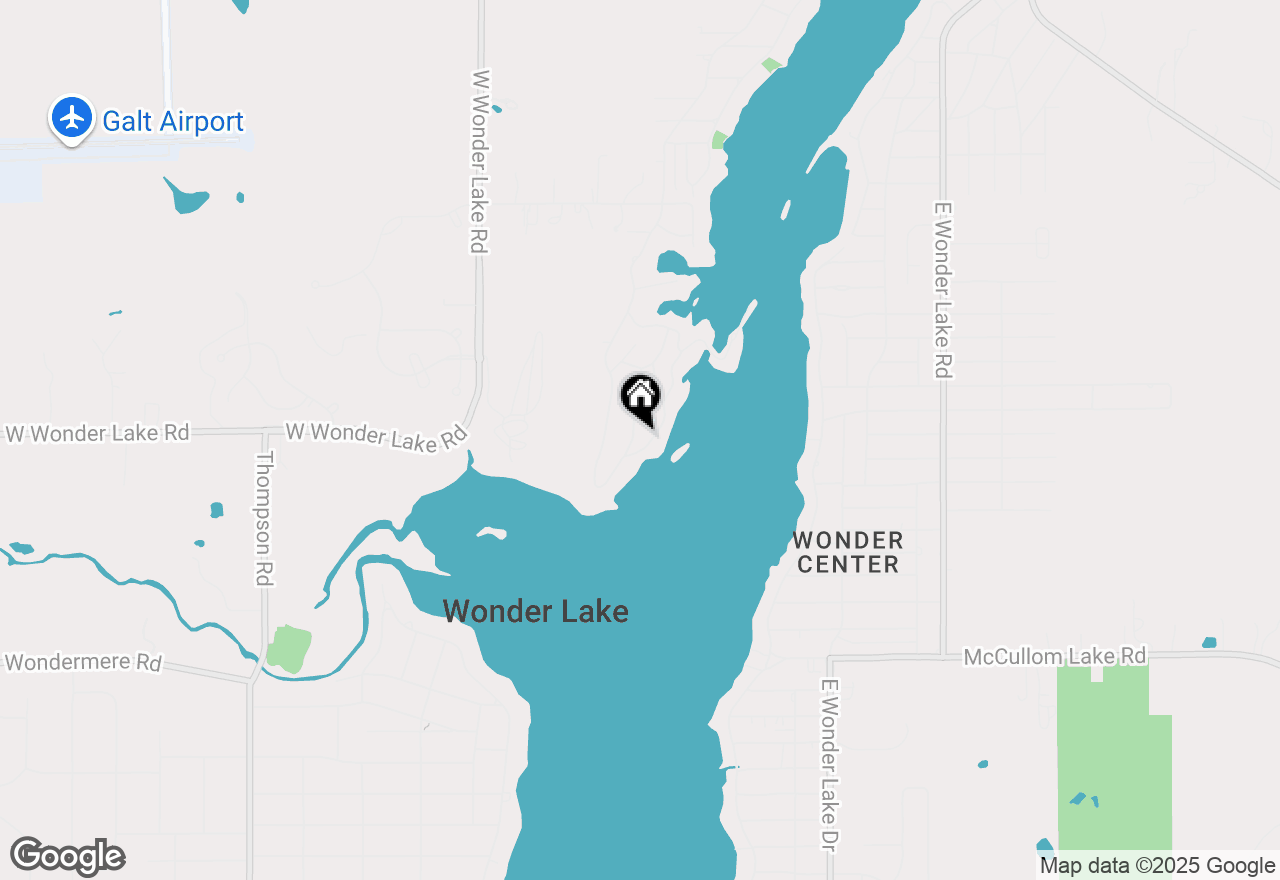 Map of 4521 W Lake Shore Drive, Wonder Lake, IL 60097