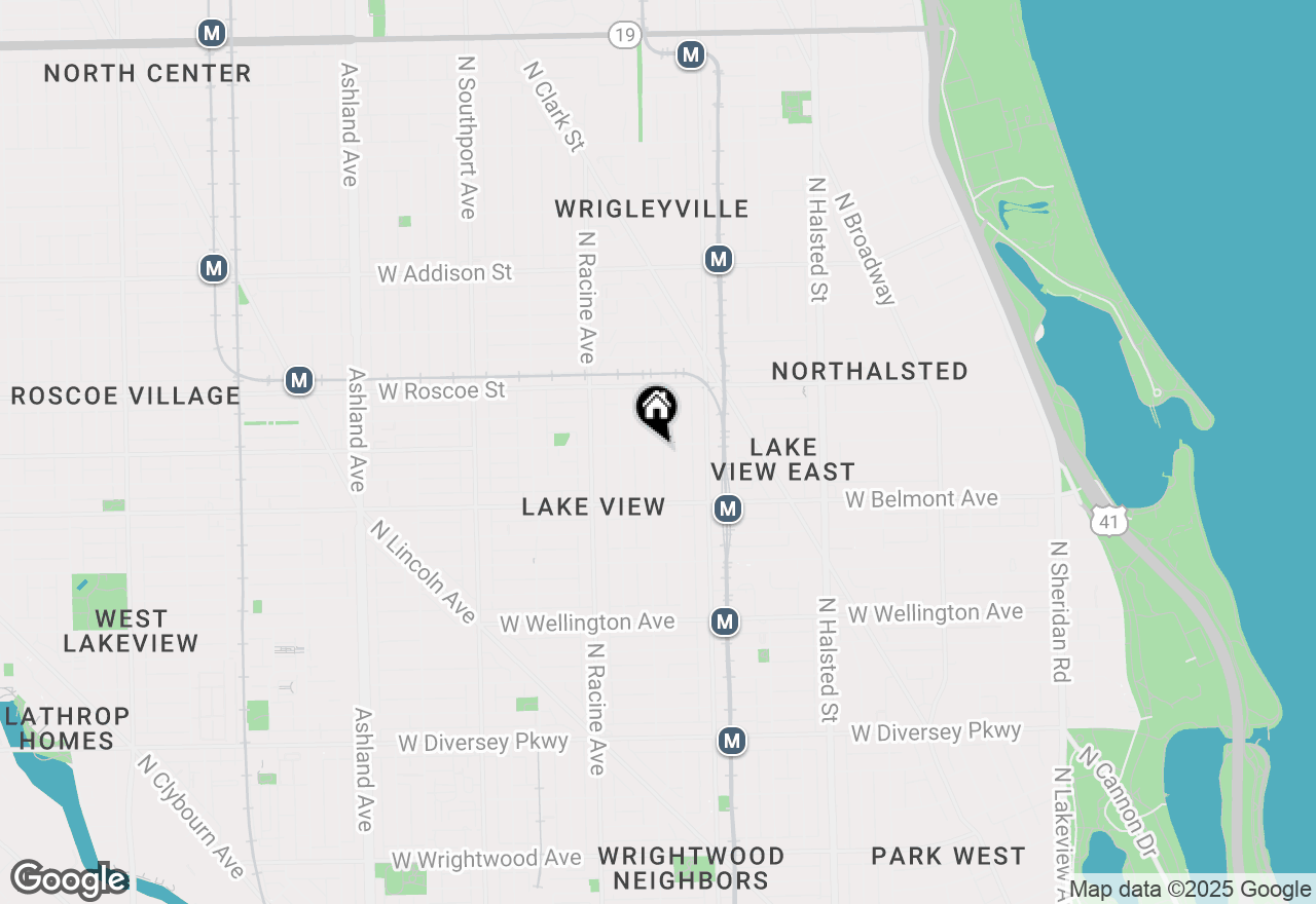 Map of 3257 N Seminary Avenue #C, Chicago, IL 60657