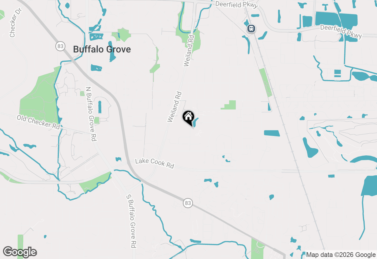 Map of 240 Osage Terrace, Buffalo Grove, IL 60089