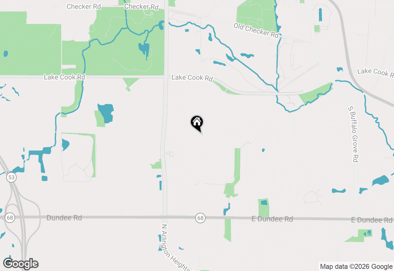 Map of 955 Bernard Drive, Buffalo Grove, IL 60089