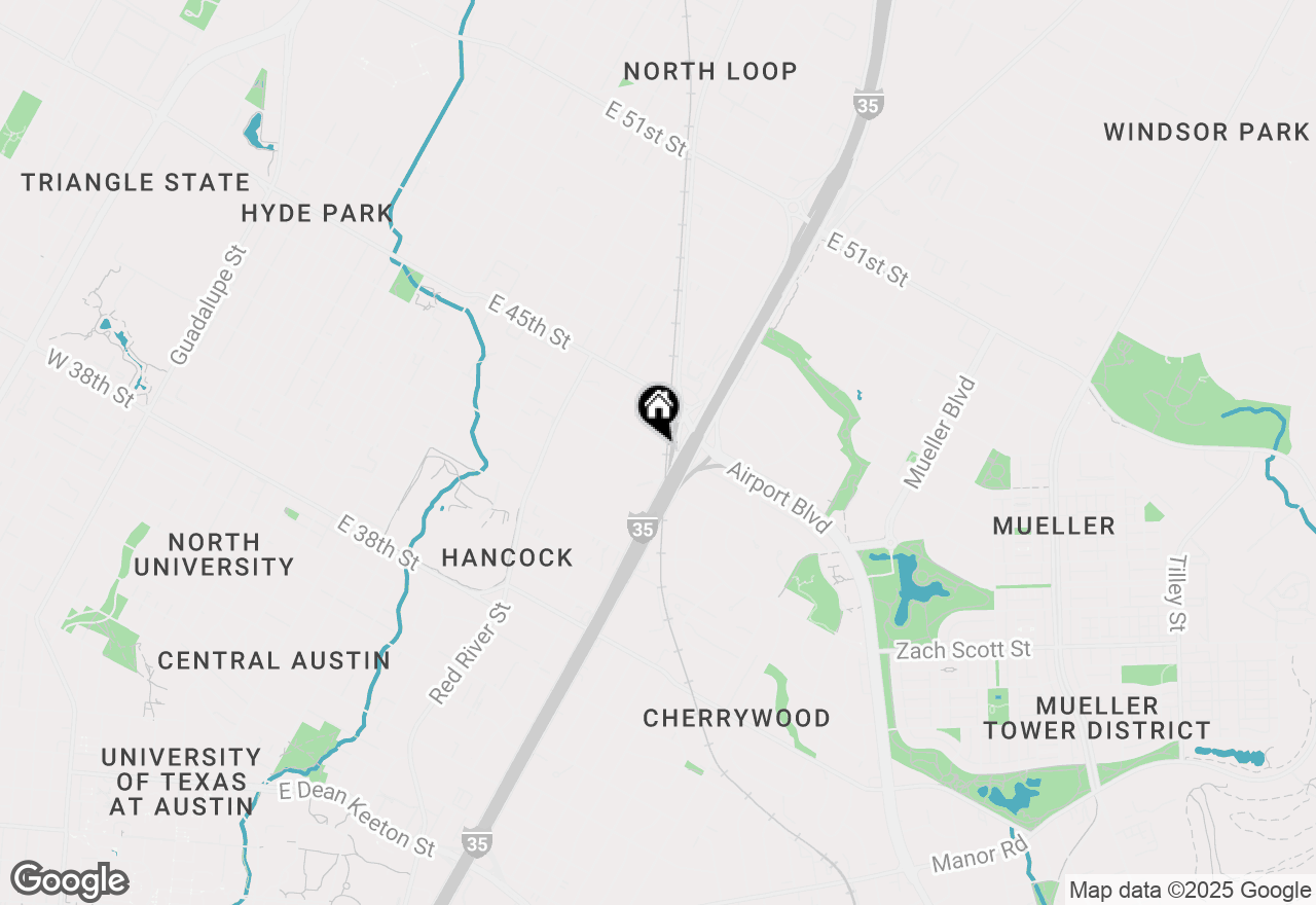 Map of 1037 E 44th St #102, Austin, TX 78751