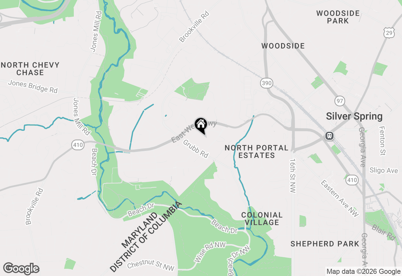 Map of 8335 Grubb Road #203, Silver Spring, MD 20910
