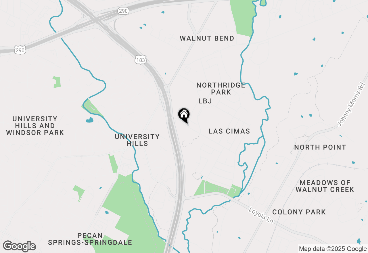 Map of 5105 Purple Sage Dr, Austin, TX 78724
