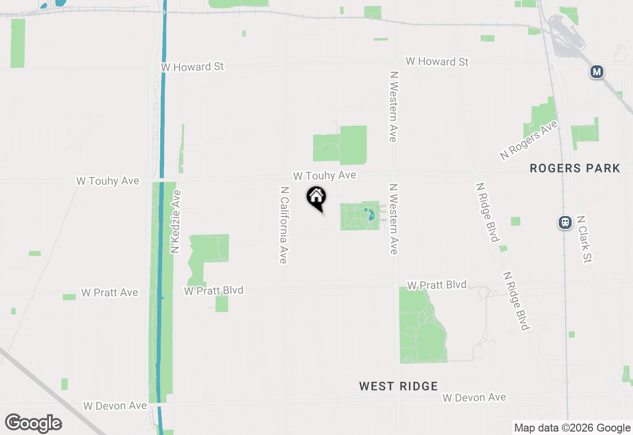 Map of 2651 W Greenleaf Avenue #3W, Chicago, IL 60645