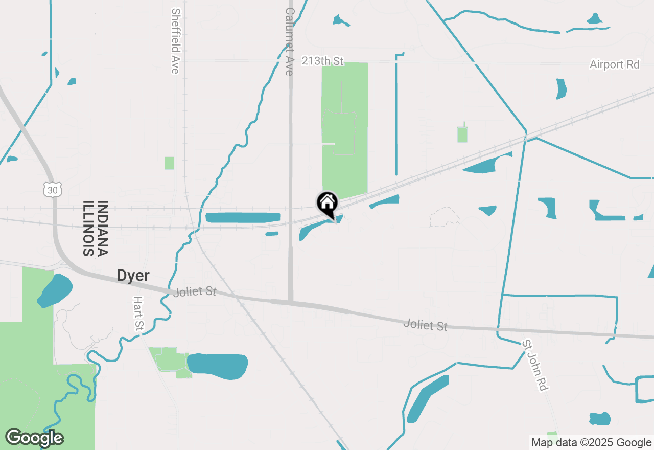Map of 911 Flagstone Drive, Dyer, IN 46311
