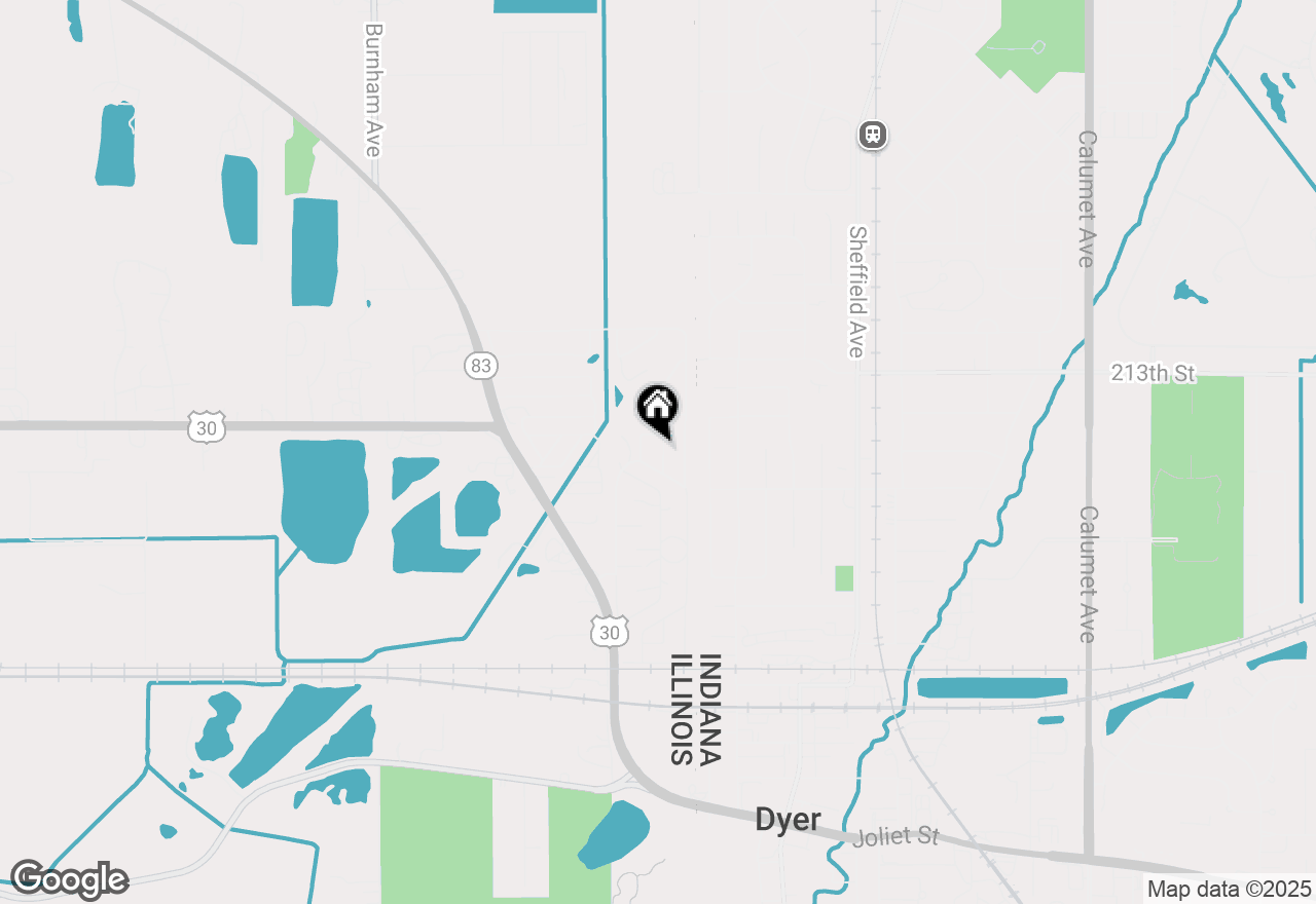 Map of 352 Lisa Lane, Lynwood, IL 60411