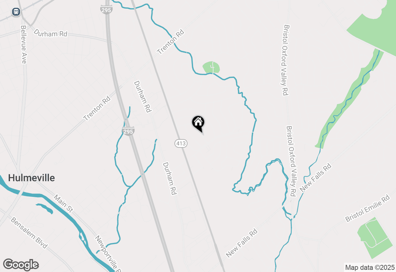 Map of 48 Silverbell Road, Levittown, PA 19056