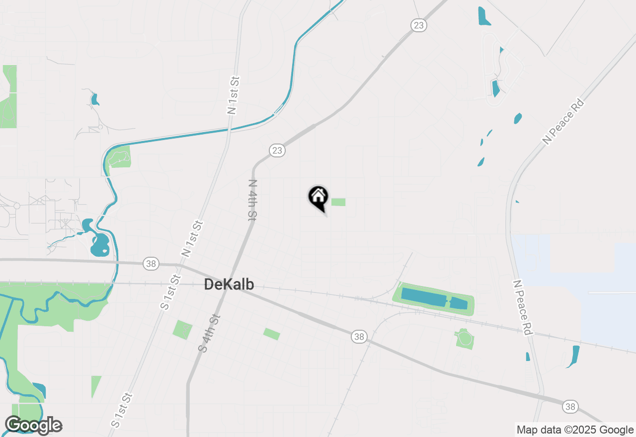 Map of 904 Shipman Place, Dekalb, IL 60115