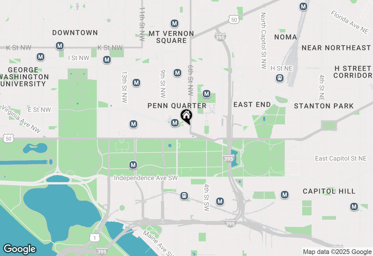 Map of 601 Pennsylvania Avenue Nw #601, Washington, DC 20004