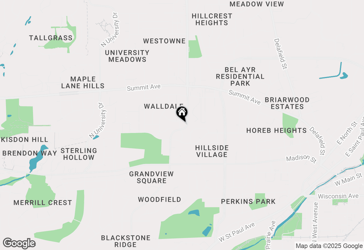 Map of 235 Jasper Ln, Waukesha, WI 53188