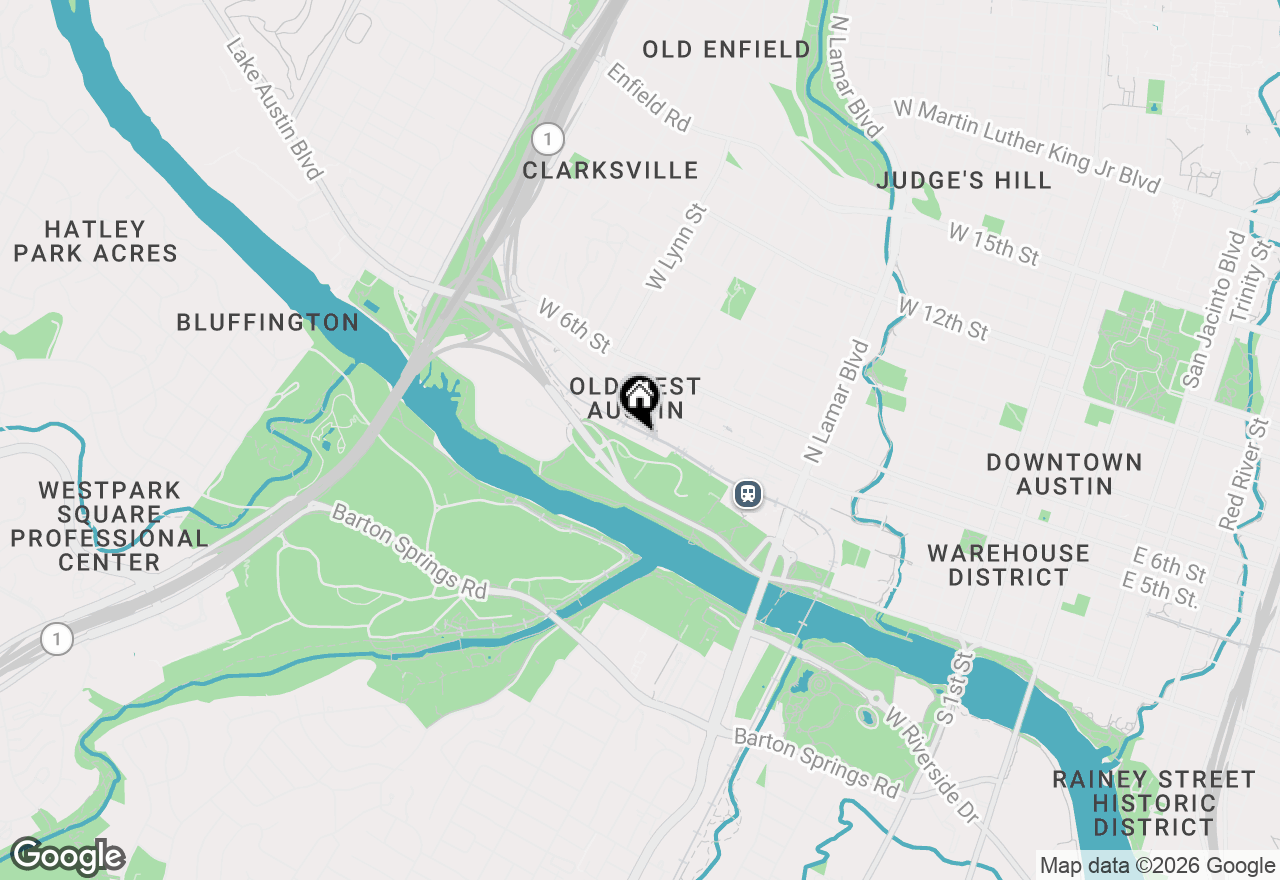 Map of 300 Pressler St #608, Austin, TX 78703