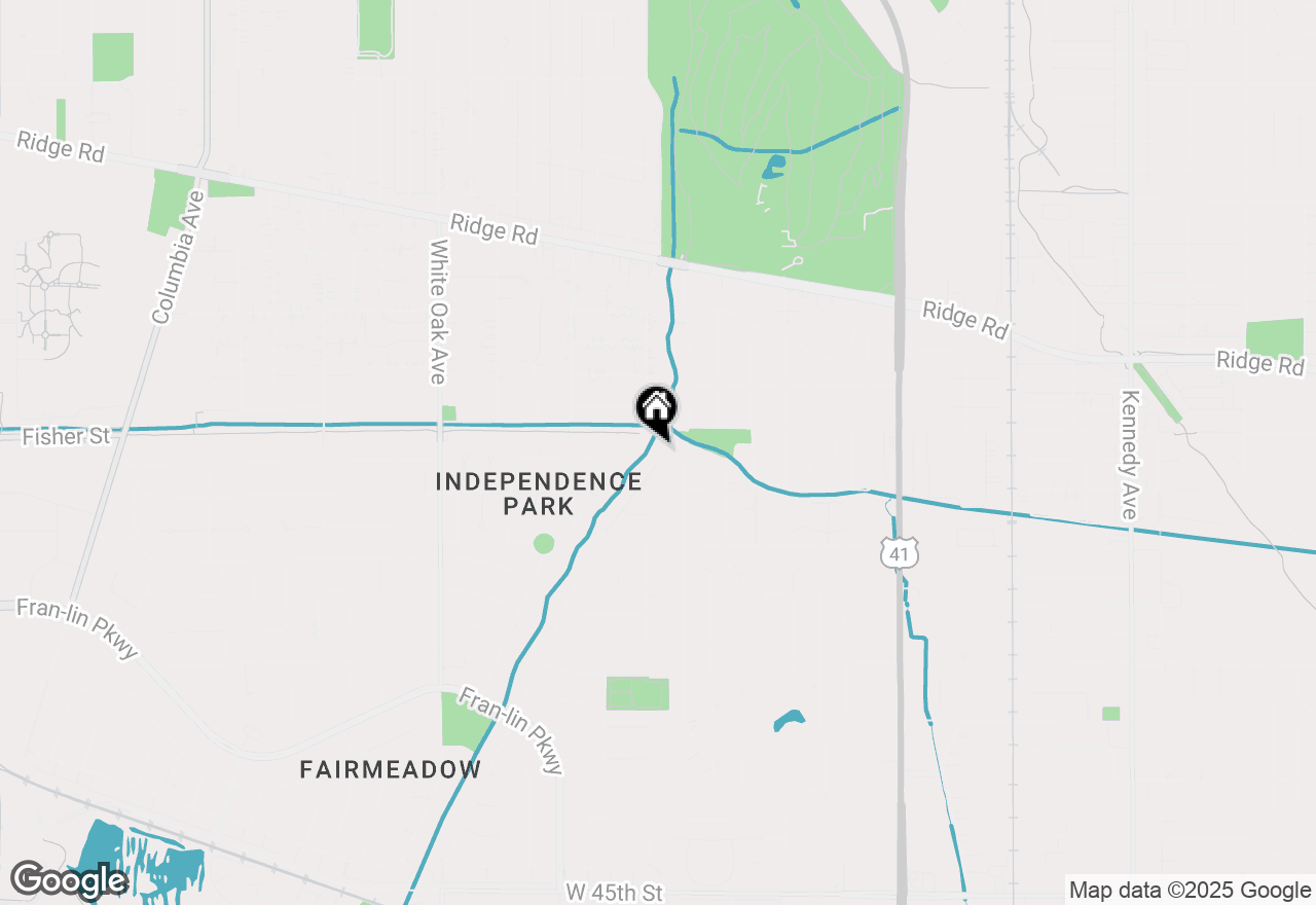 Map of 8912 Chestnut Lane, Munster, IN 46321