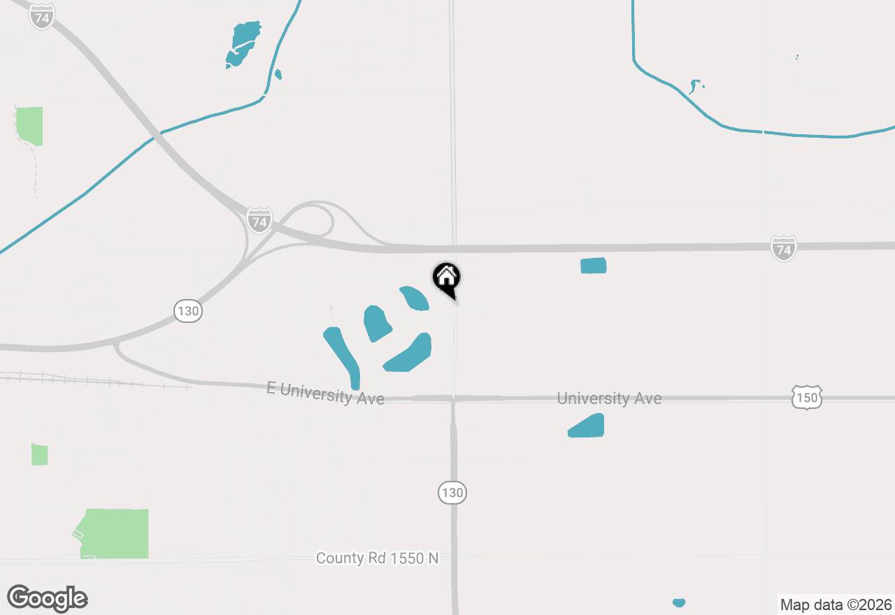 Map of 506 N Beacon Hill Circle, Urbana, IL 61802