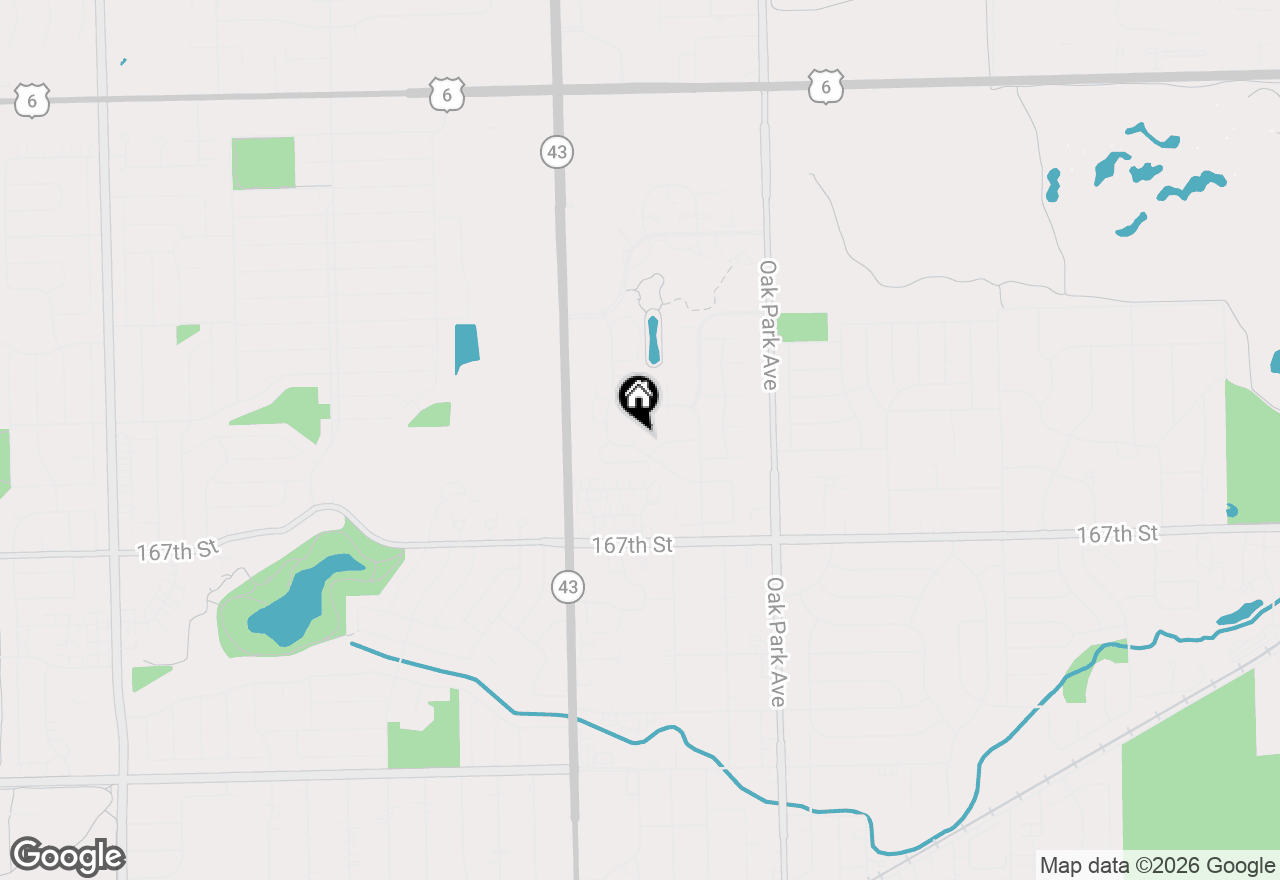 Map of 7024 Olde Gatehouse Road, Tinley Park, IL 60477