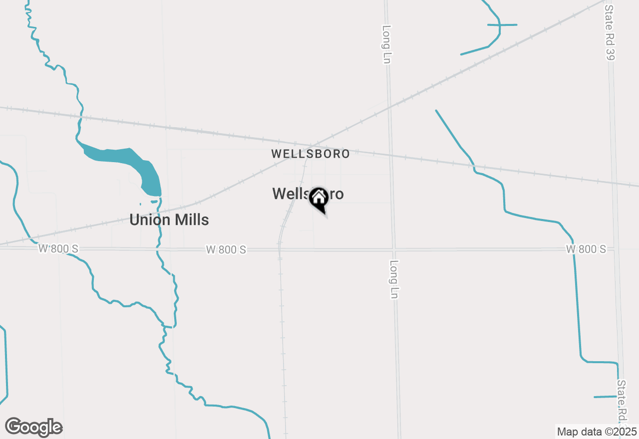 Map of 7855 S Wellsboro Road, Union Mills, IN 46382