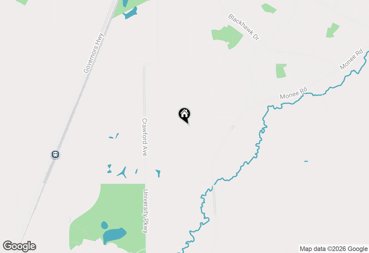 Map of 402 Tamarack Street, Park Forest, IL 60466