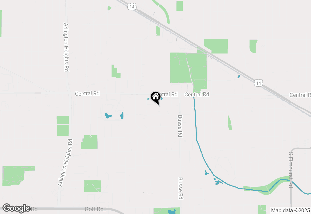 Map of 1505 E Central Road #303A, Arlington Heights, IL 60005