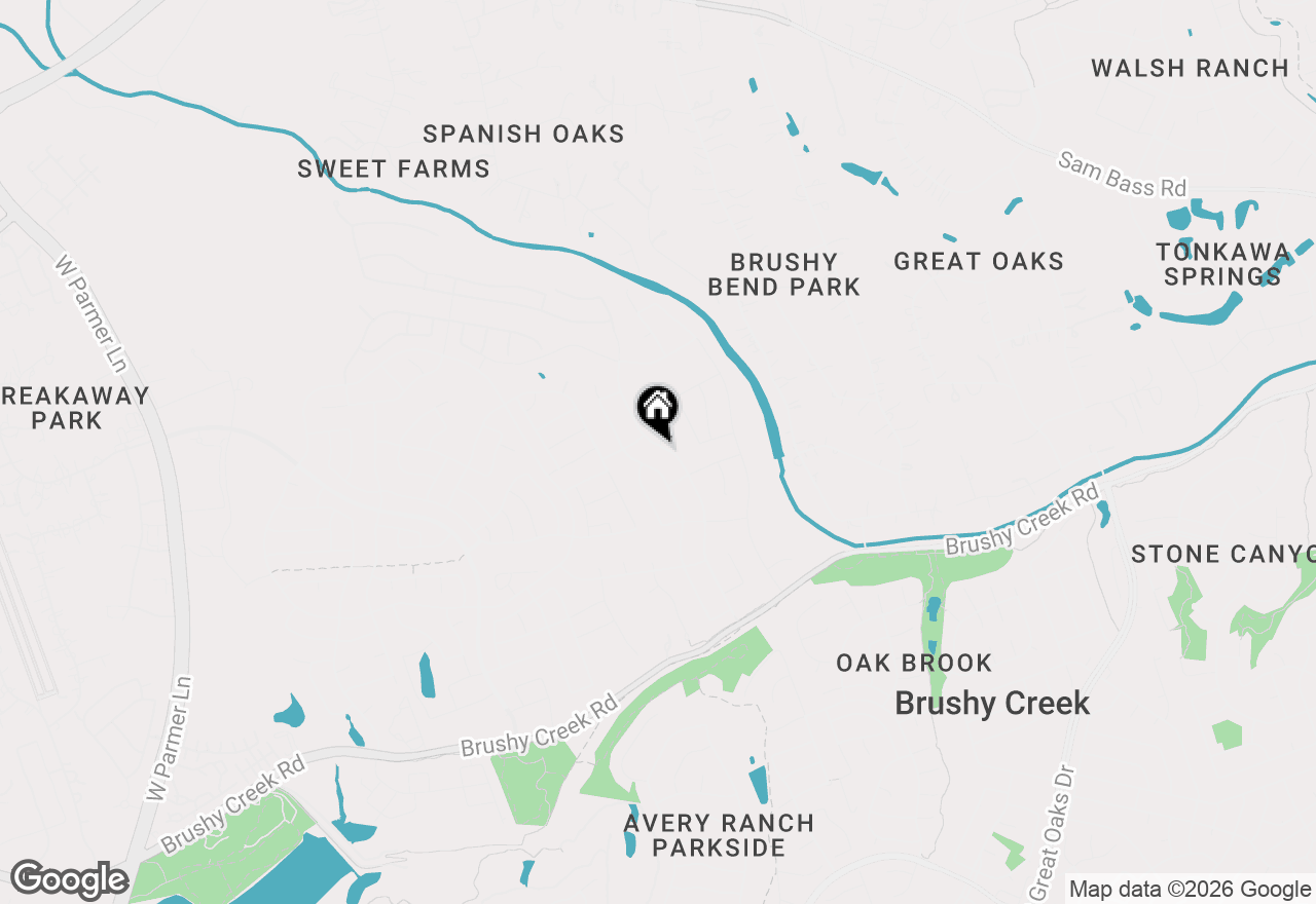 Map of 609 Walsh Hill Trl, Cedar Park, TX 78613