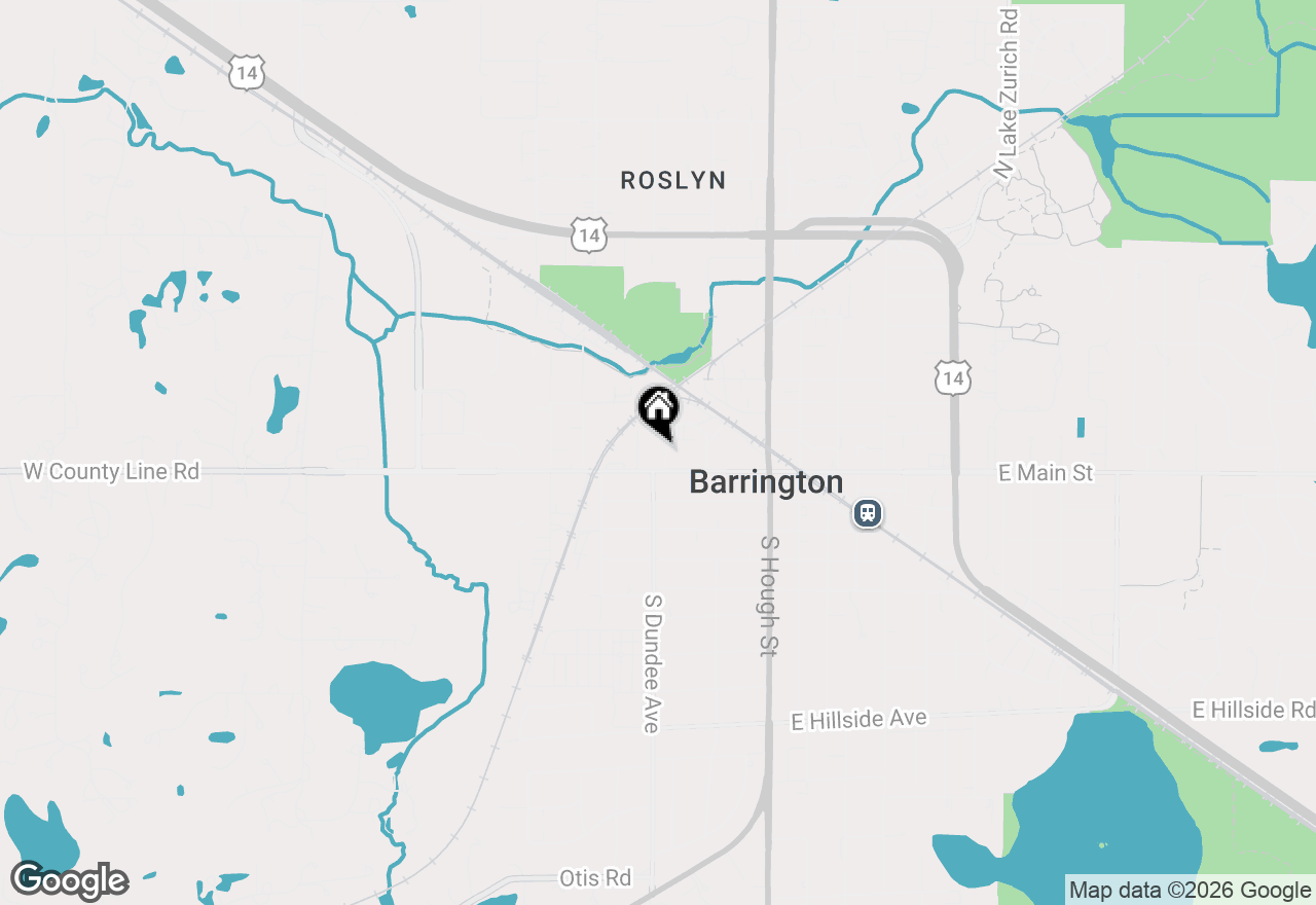 Map of 114 Harrison Street, Barrington, IL 60010