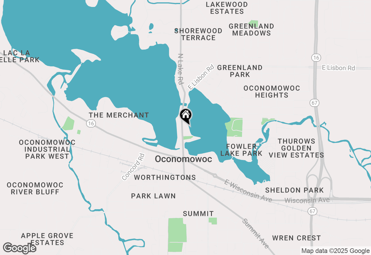 Map of 333 N Lake Rd #503, Oconomowoc, WI 53066