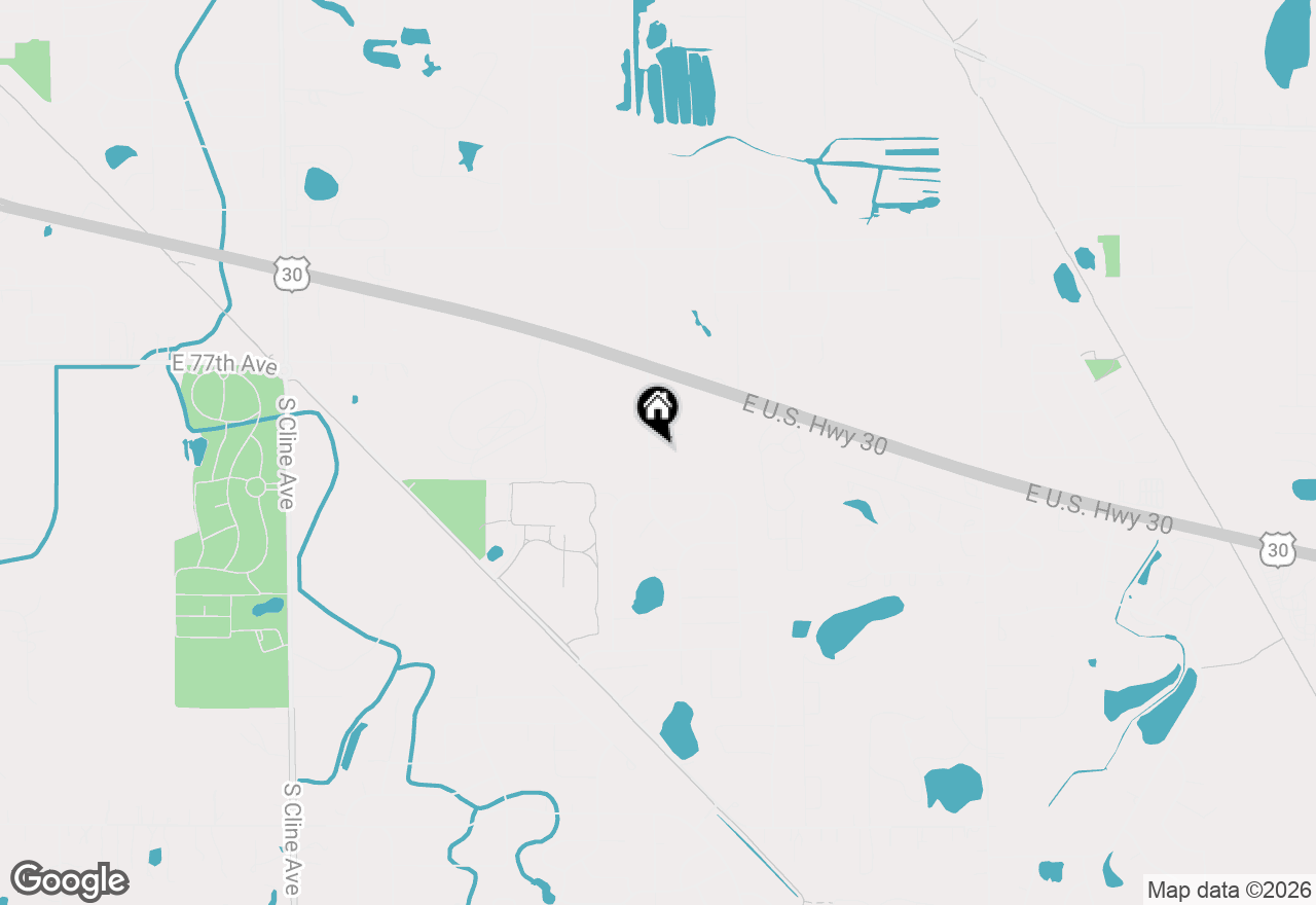 Map of 2539 Harvest Drive, Crown Point, IN 46307