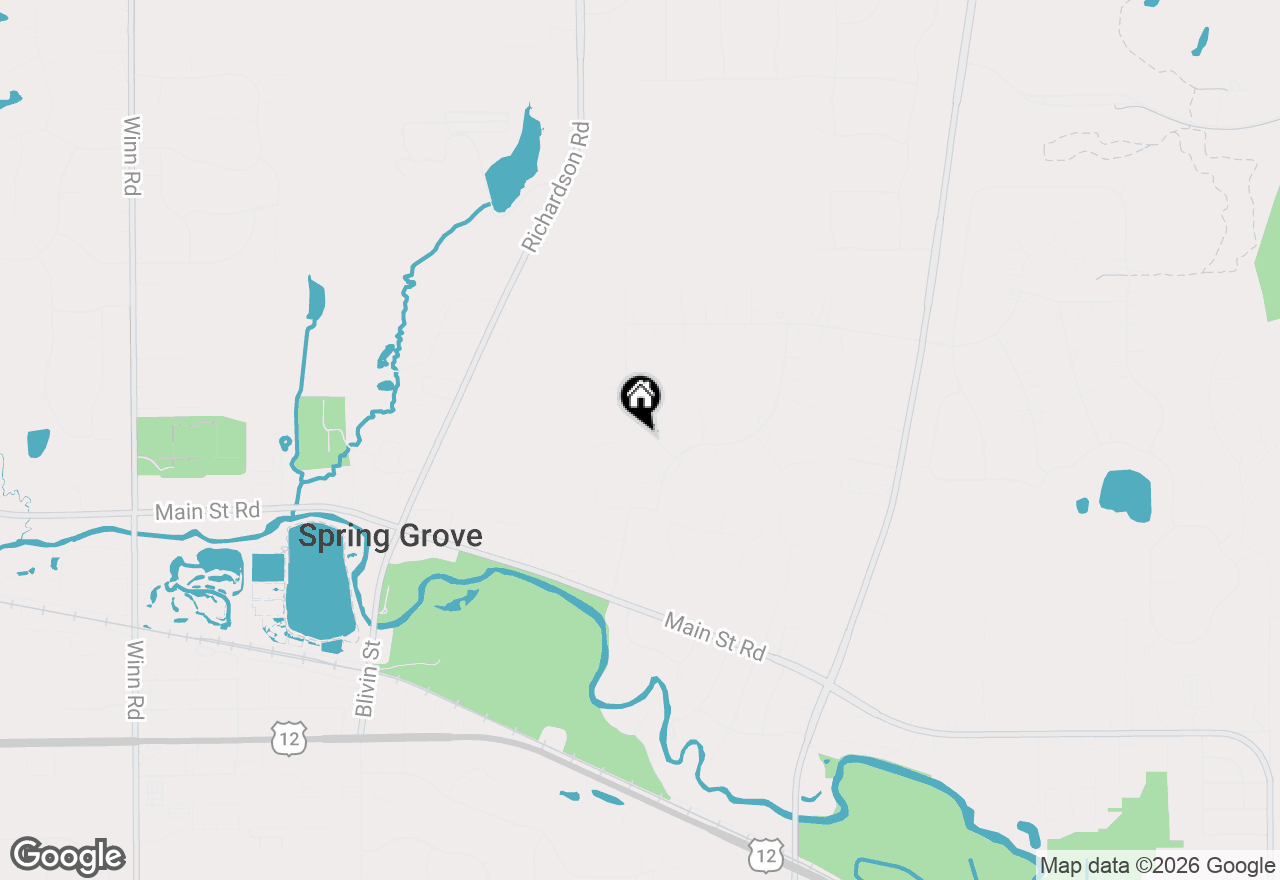 Map of 1417 Lee Lane, Spring Grove, IL 60081