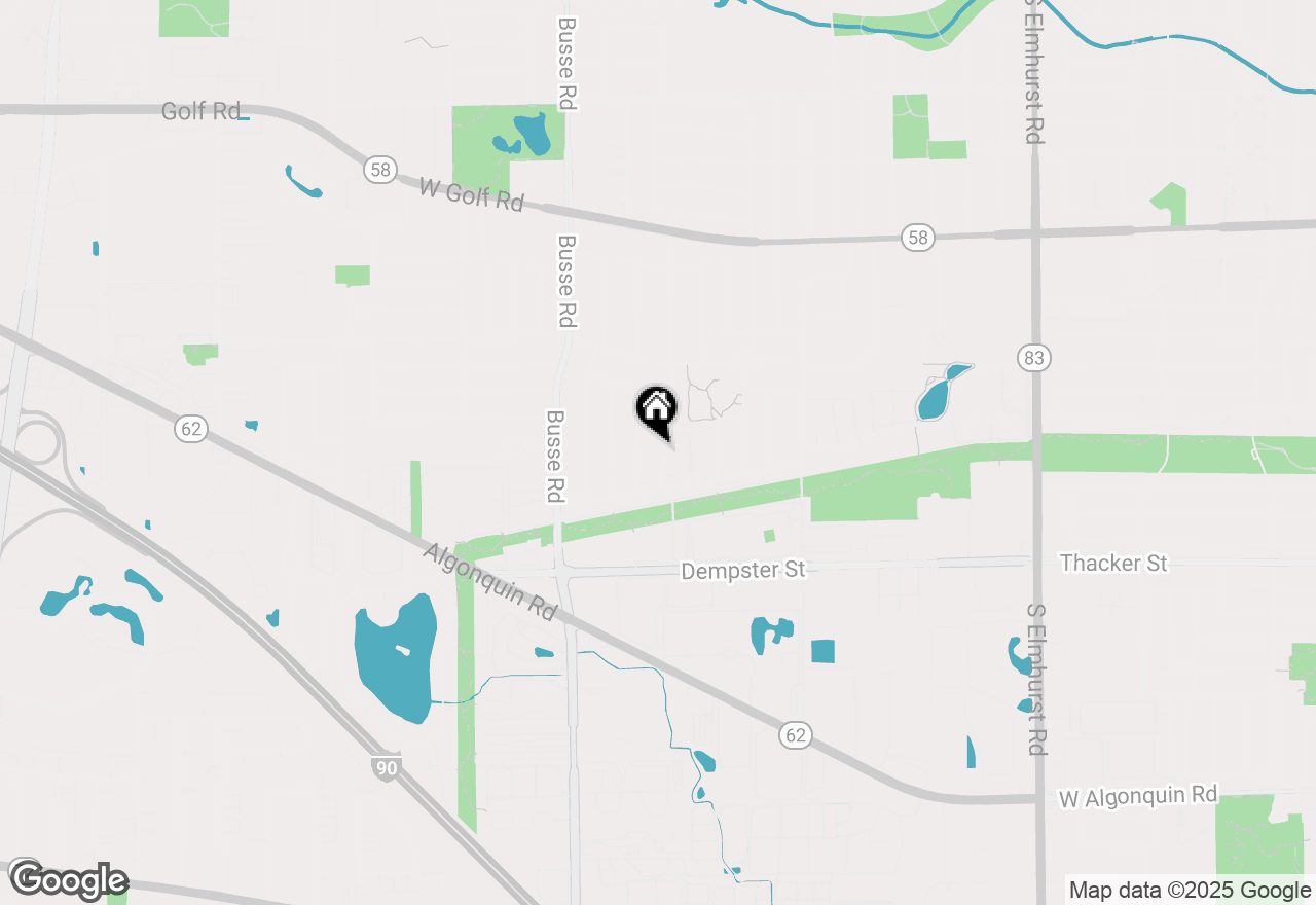 Map of 1416 S Robert Drive, Mount Prospect, IL 60056