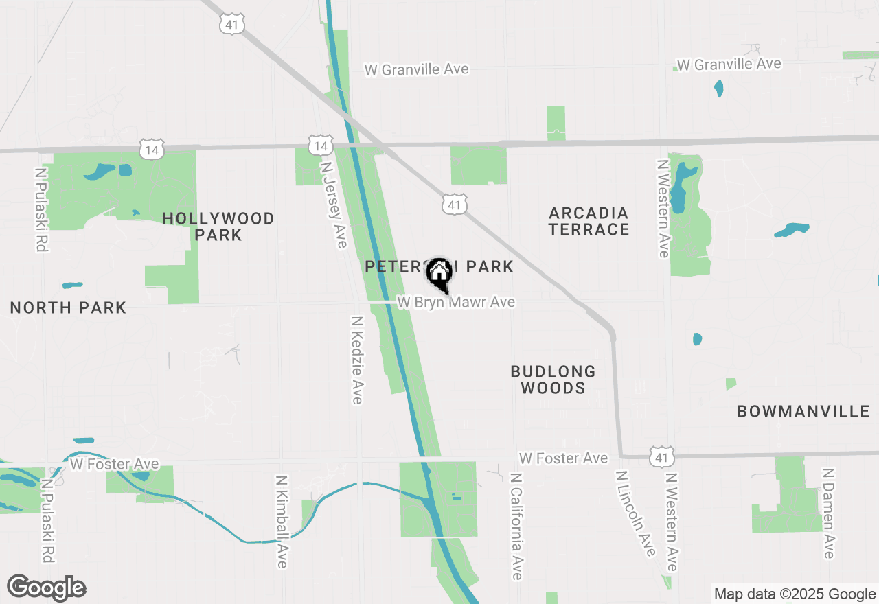 Map of 2951 W Bryn Mawr Avenue, Chicago, IL 60659