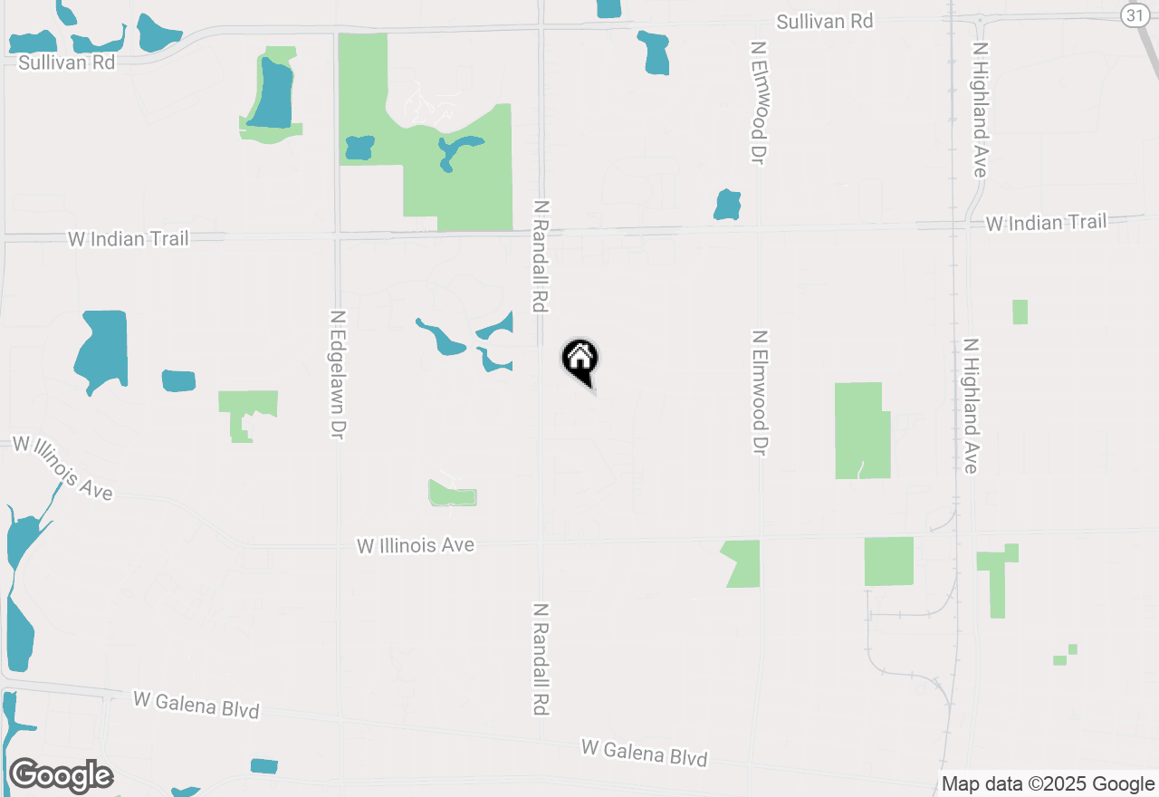 Map of 1360 N Glen Circle #C, Aurora, IL 60506