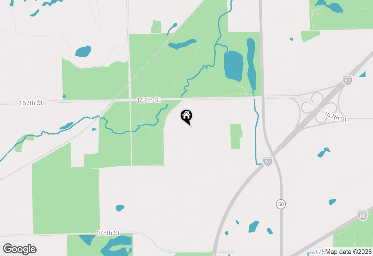 Map of 5244 169th Place, Oak Forest, IL 60452