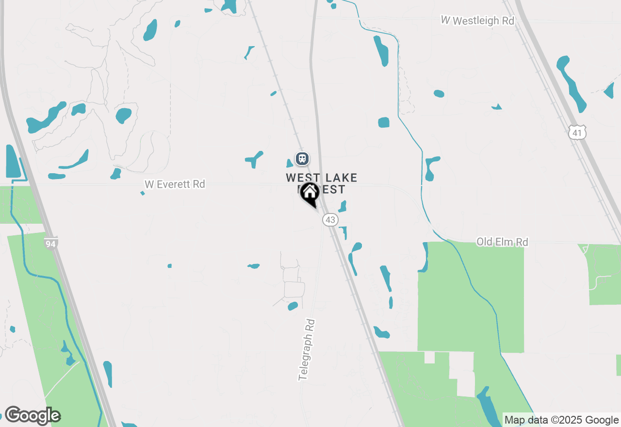 Map of 1115 Bridgeview Lane, Lake Forest, IL 60045