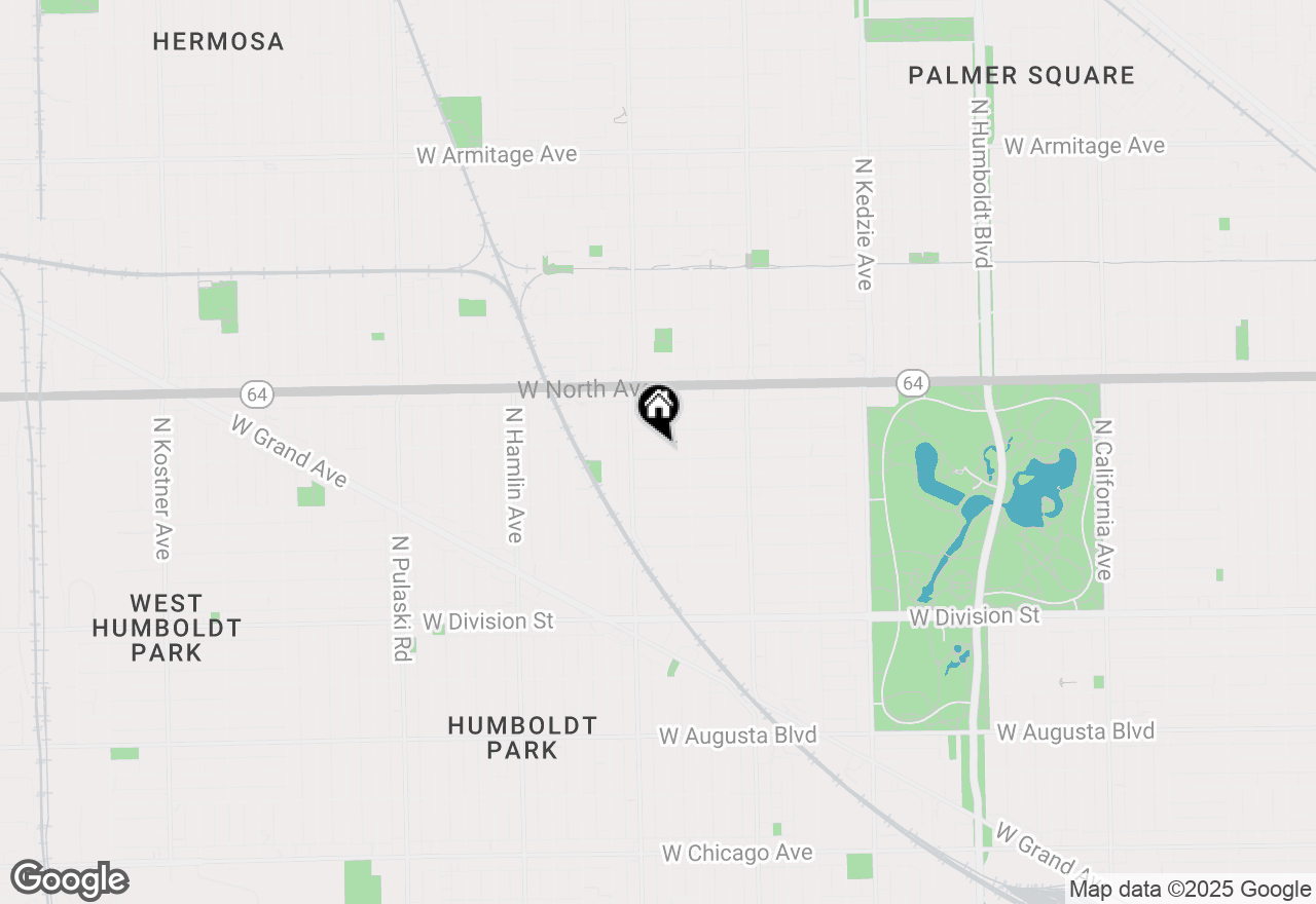 Map of 3529 W Le Moyne Street, Chicago, IL 60651