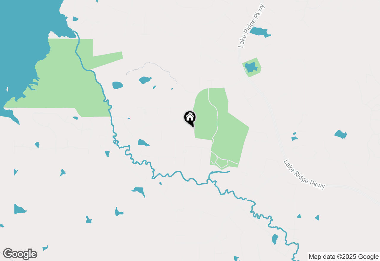 Map of 1618 Pebble Beach Lane, Cedar Hill, TX 75104